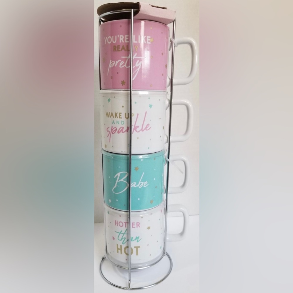 Stackable Motivational Mugs